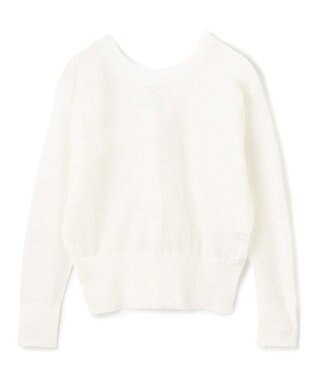 BEIGE， 【洗える・Oggi 7月号掲載】LUPINUS / 前後2WAYシアーニットカーディガン Ecru