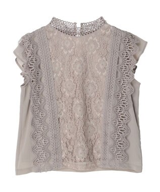 Green Parks ・ＥＬＥＮＣＡＲＥ　ＤＵＥ　イロイロレースブラウス