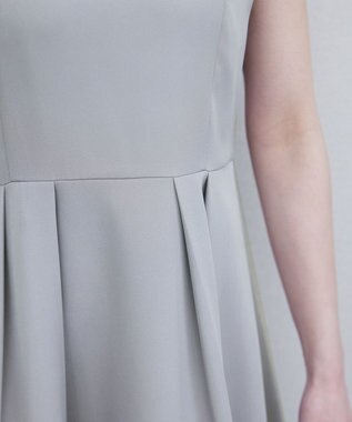 Tiaclasse L 【洗える】ボレロ＆ワンピースセット グレー×チャコール