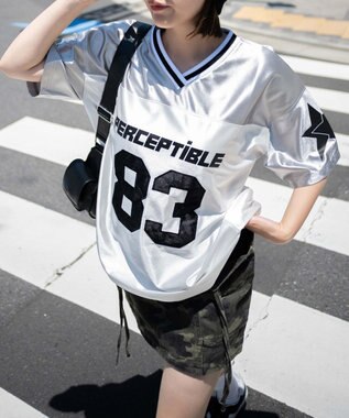 WEGO ナンバリングビッグT ライトグレー