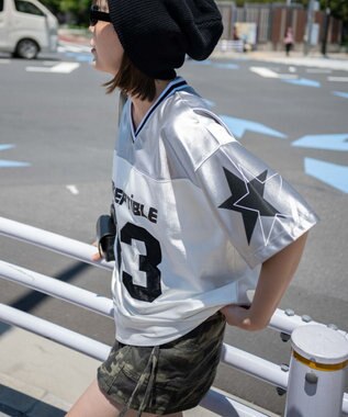 WEGO ナンバリングビッグT ライトグレー