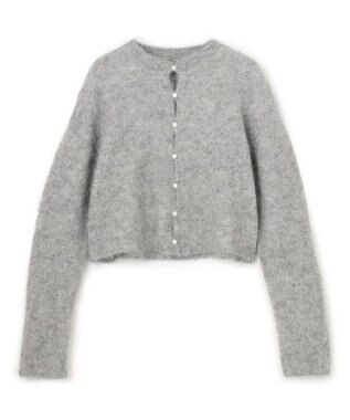 uncrave アルパカファー コンパクトカーディガン