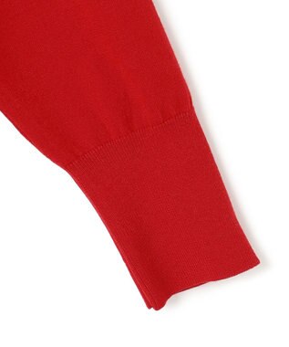 UNFILO マイビューティニット スクエアネック レッド