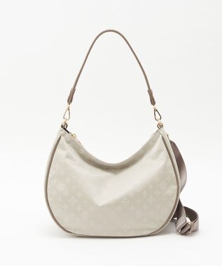 russet 2WAYショルダーバッグ【ナイロンジャガード】(CE-1446) Ecru