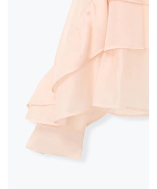 Te chichi シアーフリルティアードブラウス ピンク