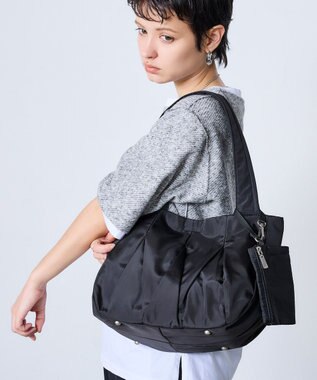 MioFIRANO HERRINGBONE J001 トートバッグ マルチケース付き はっ水 BLACK