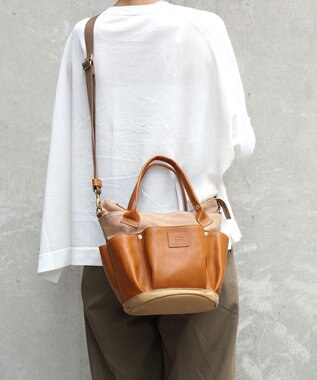 FOLNA RD レザー2WAYガーデンバッグ