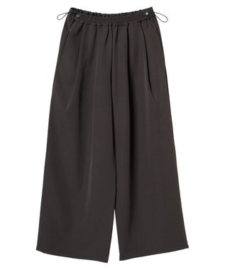 Green Parks ・ＥＬＥＮＣＡＲＥ　ＤＵＥ　ウエストドロストパンツ Charcoal Gray