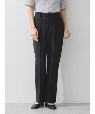 earth music&ecology センターシームパンツ Black