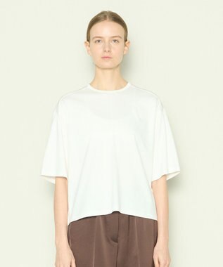 JOSEPH 【洗える】ロイヤルコットン　デザインTEE White