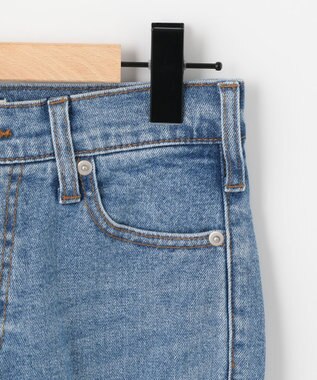 SHARE PARK LADIES センタープレスストレートデニム インディゴ