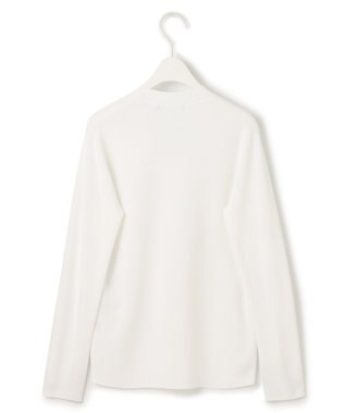 ICB 【洗える】 シンセティックフルニードル Vネックプルオーバー オフホワイト系