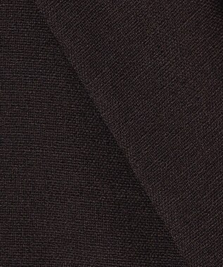 自由区 S 【セットアップ対応】リネンライクシンセティックショート ジャケット ダークブラウン