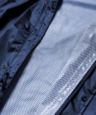 MOONBAT 【防水の頂点へ/上下セット】EDWIN (エドウィン) レインコート レインパンツ 上下セット ディープブルー