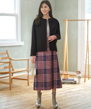 ANY SIS 【洗える】ラメシアーリブ ニット グレー