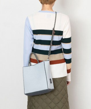 TRICOTE シャギーラメペーパーニットバック 94L.GRAY