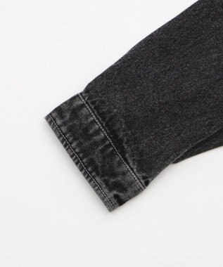 WEGO 【ユニセックス着用ITEM/MLサイズ展開】グラフィックデニムシャツ（LS） デニムブラックソノタ