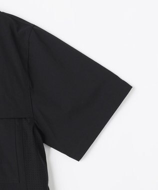 PW CIRCULUS 【MEN】ダブルポケットサファリシャツ ゴルフ ブラック系