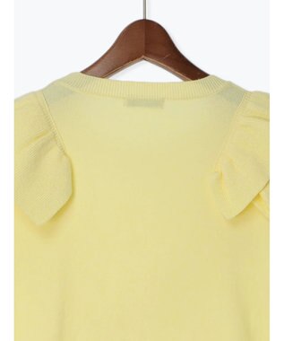 Te chichi 【Atelier Bonheur】イレギュラーフリルニットプルオーバー《2025winter catalog item》 イエロー