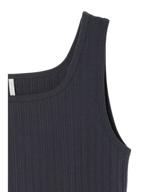 AMERICAN HOLIC 針抜きメッシュタンクトップ Charcoal Gray