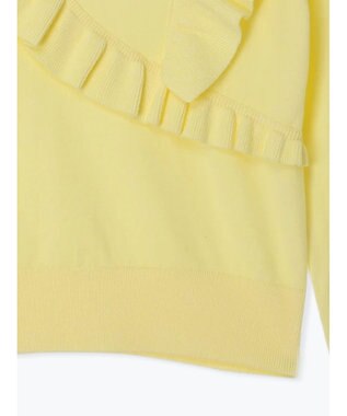 Te chichi 【Atelier Bonheur】イレギュラーフリルニットプルオーバー《2025winter catalog item》 イエロー