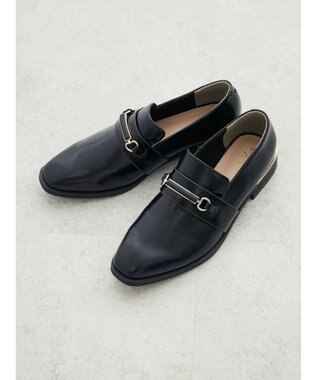 Green Parks ・ｒｉｃｈ　ｂｌｕｅ　ビットローファー Black