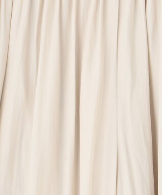 組曲 L 【新色追加】ギャザーライトデシン パンツ サンドベージュ系