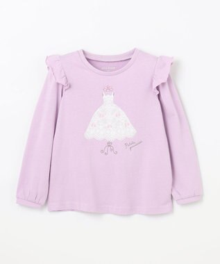 ANY KIDS 【WEB限定】7daysプリントTシャツ ラベンダー×ドレス