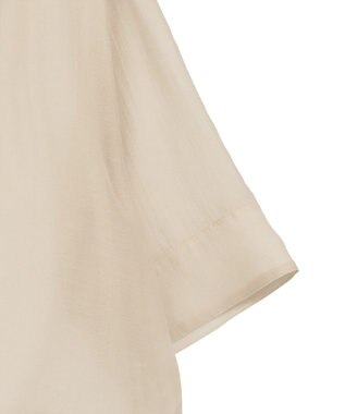 earth music&ecology シアーショートシャツ Light Beige