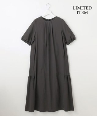 自由区 【カタログ掲載・WEB限定・接触冷感・UVカット・洗える】ファンクショナル ドレス セピア