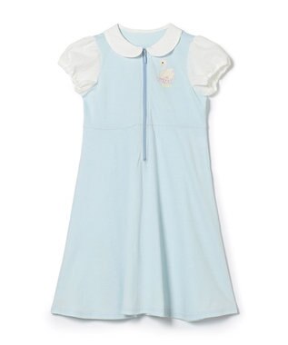 Chacott ジップアップワンピース ベビーブルー