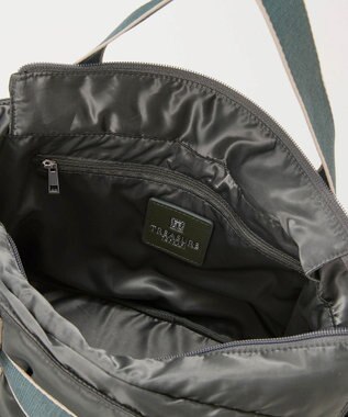 TOPKAPI 【TREASURE TOPKAPI】パデット ベルト付き 2wayトートバッグ カーキ