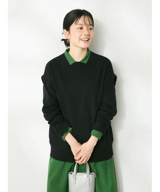 CRAFT STANDARD BOUTIQUE ガンジーニットプルオーバー Black