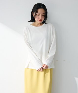 Green Parks ホワイトインナーストレートプルオーバー Off White