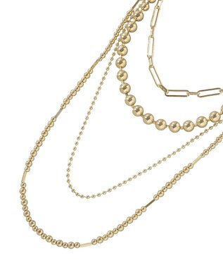 AMERICAN HOLIC 【3SET】マルチスタイルネックレス Gold