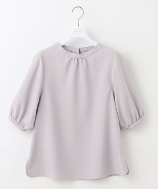 ANY SIS 【洗える】レースパーツタックスリーブ ブラウス ラベンダー