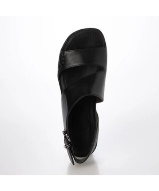 ing <ing>【WEB限定】【サスティナブル】ワイドストラップサンダル ブラック