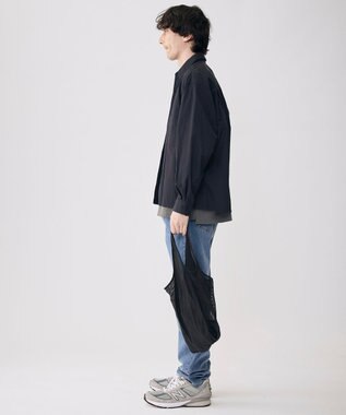 UNFILO MENS 耐久撥水 ライトシャツ ネイビー