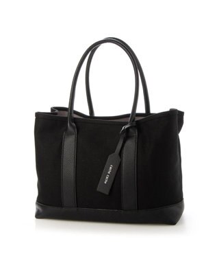 UNBILLION cachecache パーテーションキャンバストートバッグL ブラックブラック