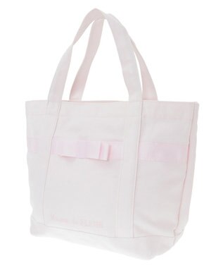 Maison de FLEUR ピンクマニアマルチポケット帆布トートSバッグ Pink