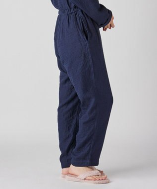 UCHINO マシュマロガーゼシンプルパジャマ ユニセックス ネイビー