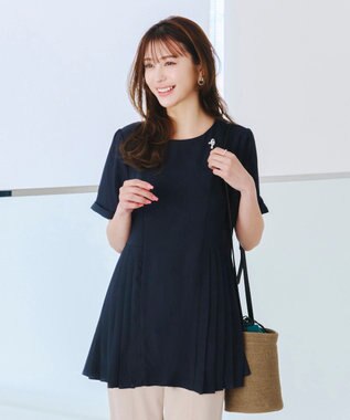 Tiaclasse シリンダーかごショルダーバッグ キャメル