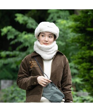 林八百吉商店 Champion  ファーフライトキャップ アイボリー