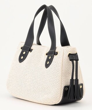 LA BAGAGERIE サイドタッセルサマートート　Sサイズ ホワイト