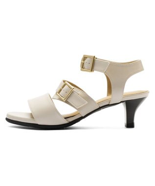 ASICS WALKING ペダラ ヒールサンダル 3E 5.0cmヒール ブラウン系