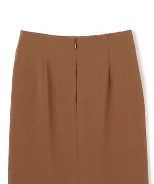 BEIGE， 【VERY NaVY掲載】GYPSUM / シルキータッチ  Iラインロングスカート Brown
