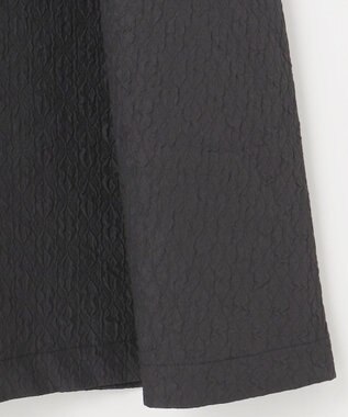 ANY SIS 【洗える】フクレジャカード ワンピース ブラック