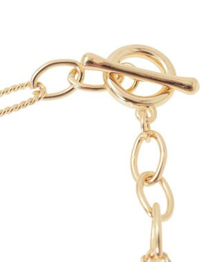 AMERICAN HOLIC チェーンMIXデザインネックレス Gold