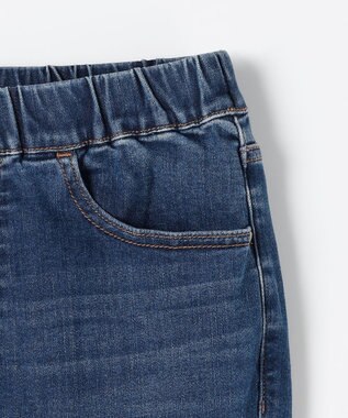 ANY L 【ウエストゴム】ウルトライージースキニーデニム フェードインディゴ