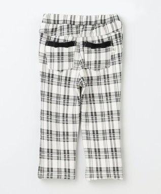 組曲 KIDS 【80-100㎝】シャギーチェック パンツ グレー系5